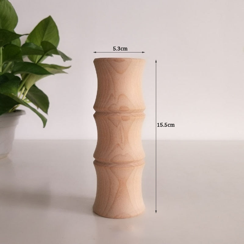 Vase en Bois allongé Déco-exotique.fr