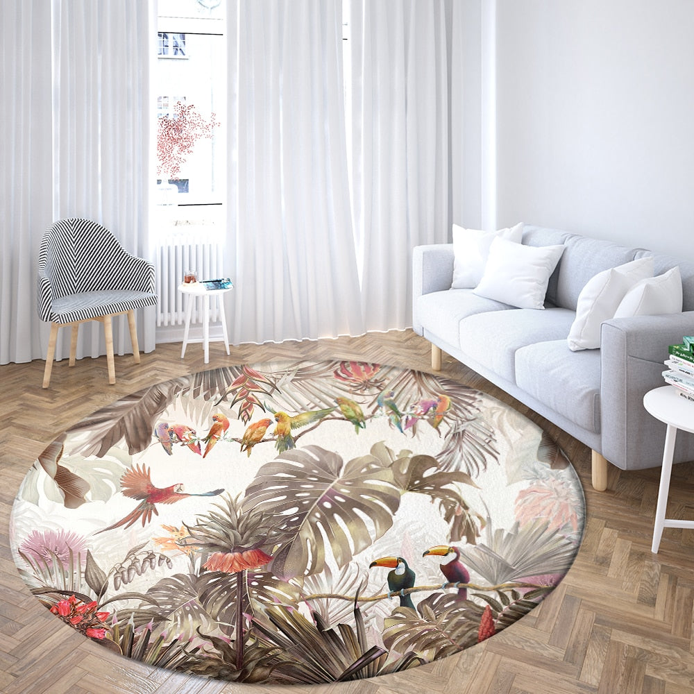 Tapis Exotique Rond Déco-exotique.fr