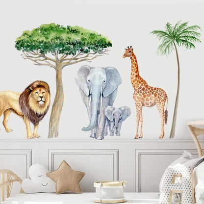 Stickers muraux Jungle Safari Déco-exotique.fr