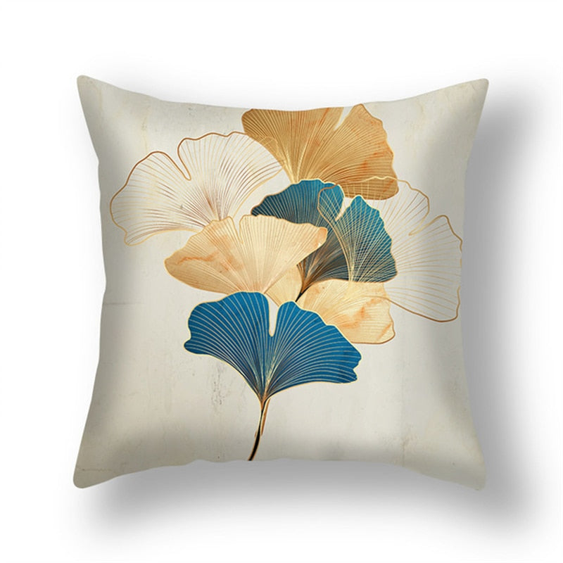 Coussin Ginkgo Déco-exotique.fr