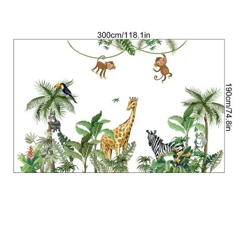 Stickers muraux Animaux Jungle Déco-exotique.fr