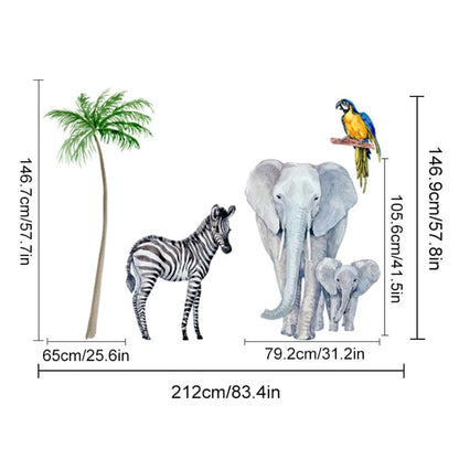 Stickers muraux Jungle Safari Déco-exotique.fr