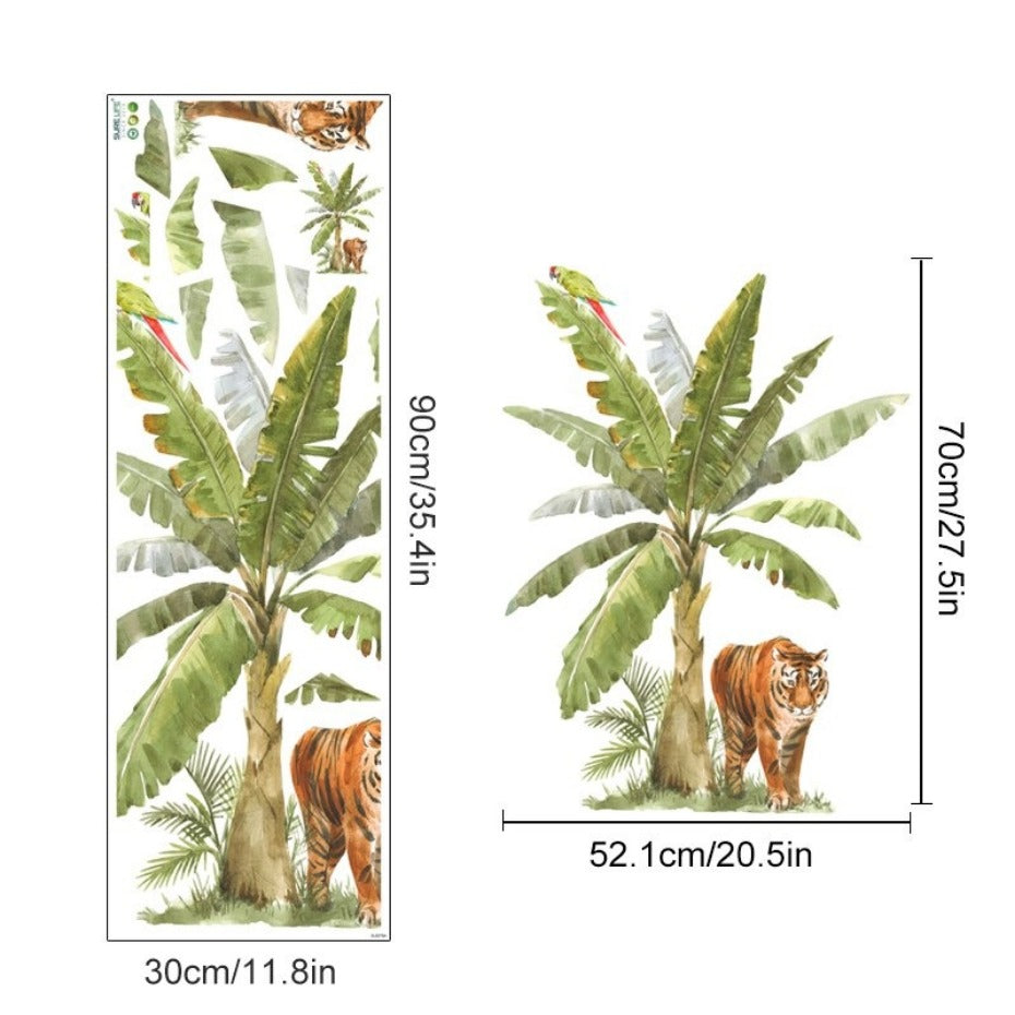 Stickers Savane Jungle Déco-exotique.fr