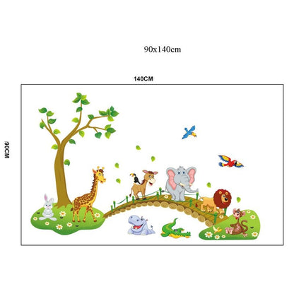 Stickers Animaux de la Jungle Déco-exotique.fr