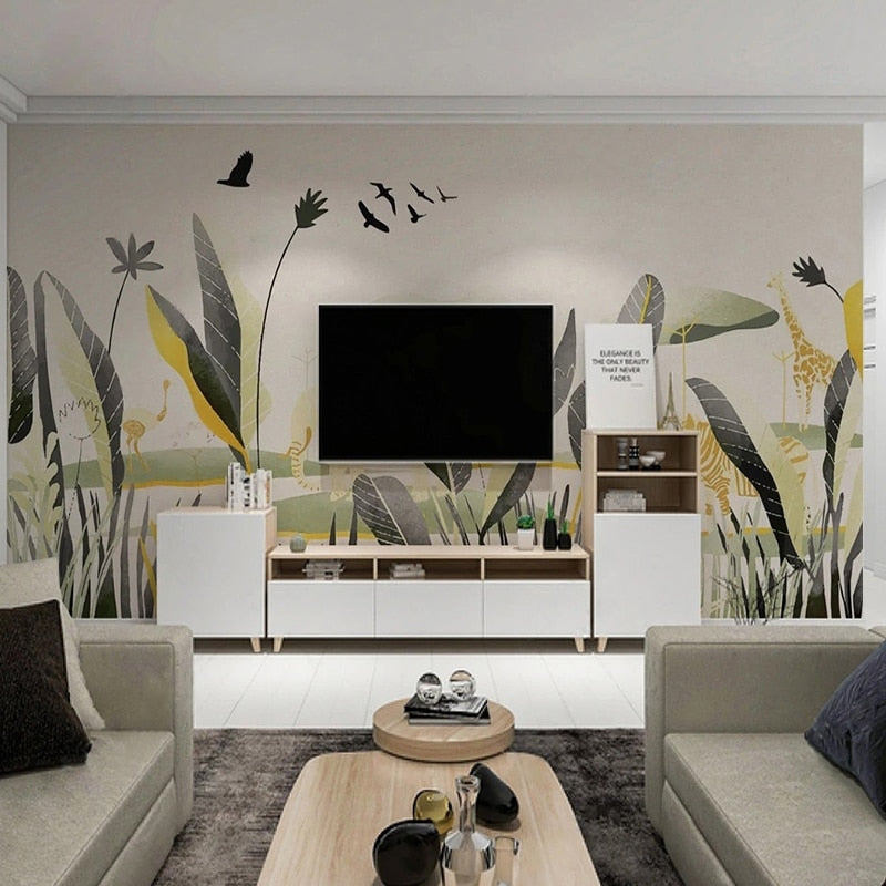Papier peint Chambre Jungle Déco-exotique.fr