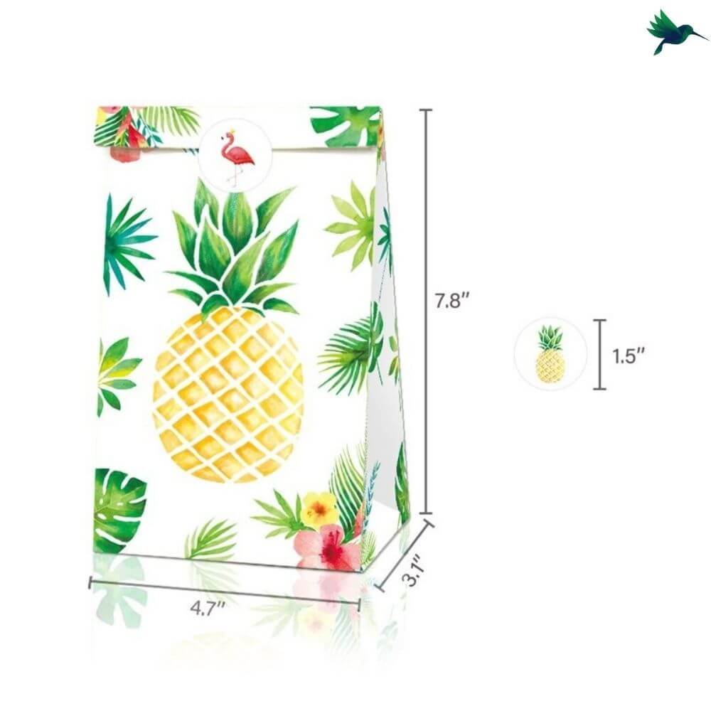 Sachet Bonbon Anniversaire Tropical - Déco-exotique.fr