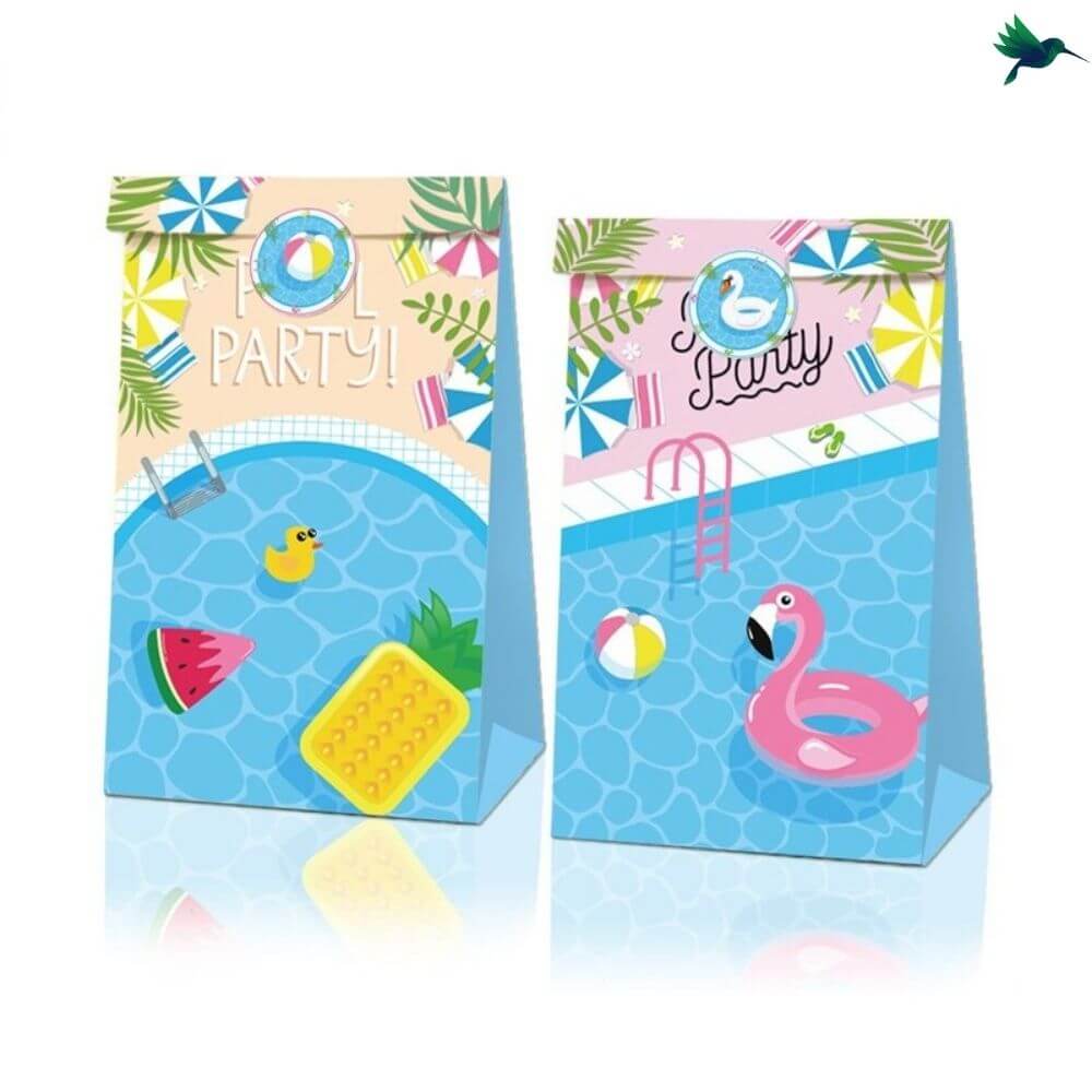 Sachet Bonbon Anniversaire Tropical - Déco-exotique.fr