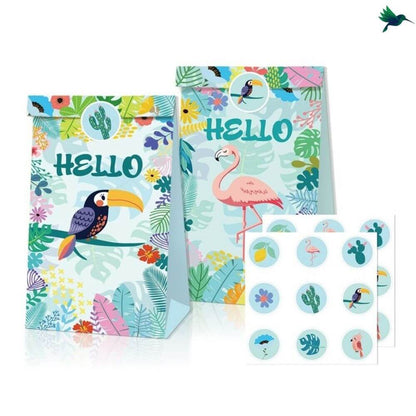 Sachet Bonbon Anniversaire Tropical - Déco-exotique.fr