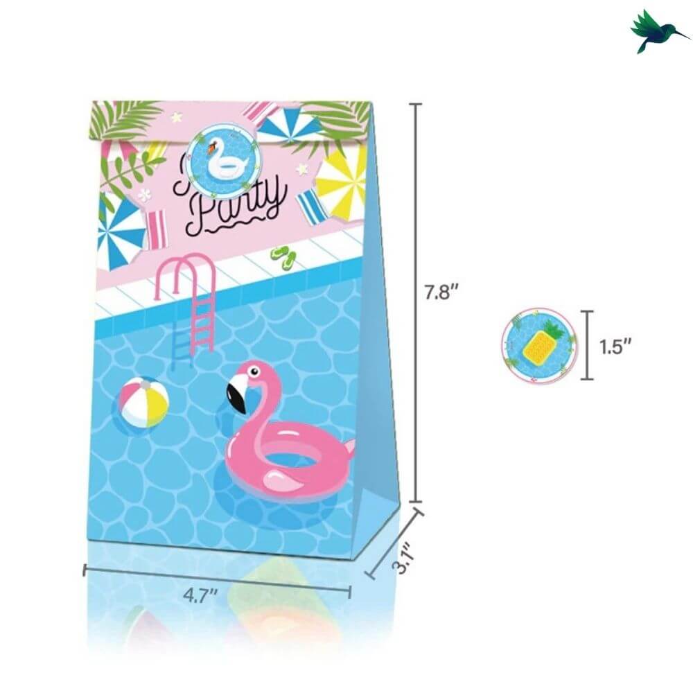 Sachet Bonbon Anniversaire Tropical - Déco-exotique.fr