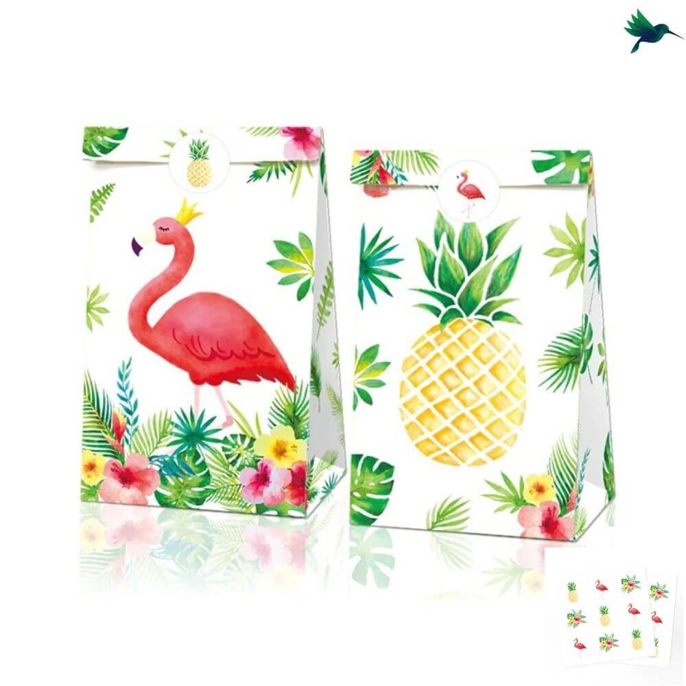 Sachet Bonbon Anniversaire Tropical - Déco-exotique.fr