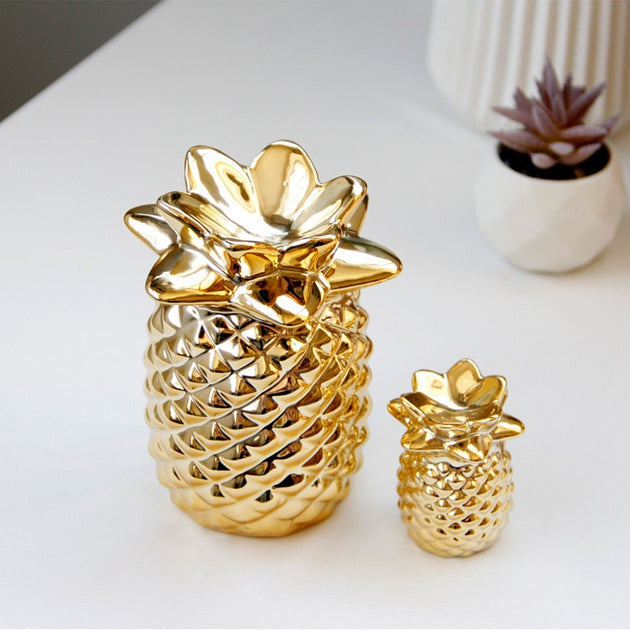 Bougeoir En Bois Sculpté Décor Ananas - Style Exotique Et Vintage