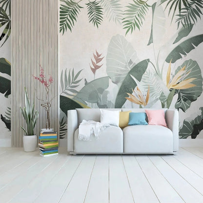 Papier peint Jungle Aquarelle Déco-exotique.fr