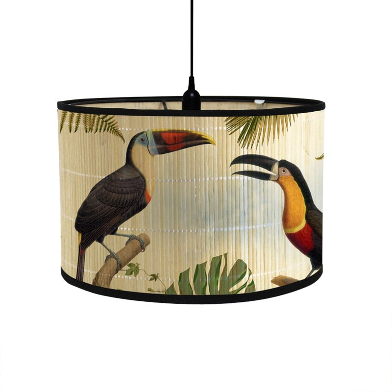 Abat jour Jungle Toucan Déco-exotique.fr