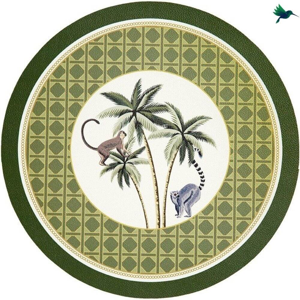 Set de Table Jungle Rond Déco-exotique.fr