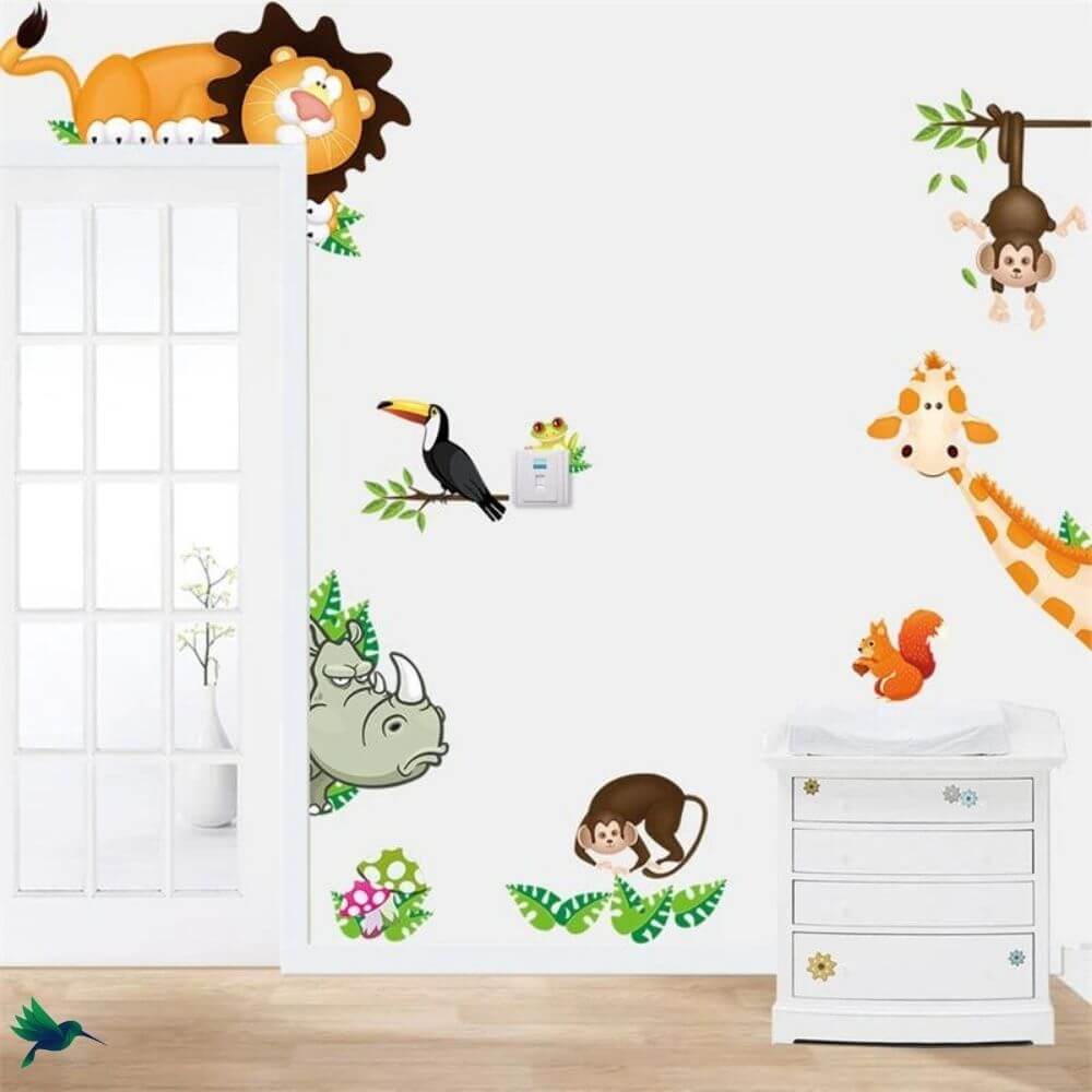 Stickers Animaux Jungle Déco-exotique.fr