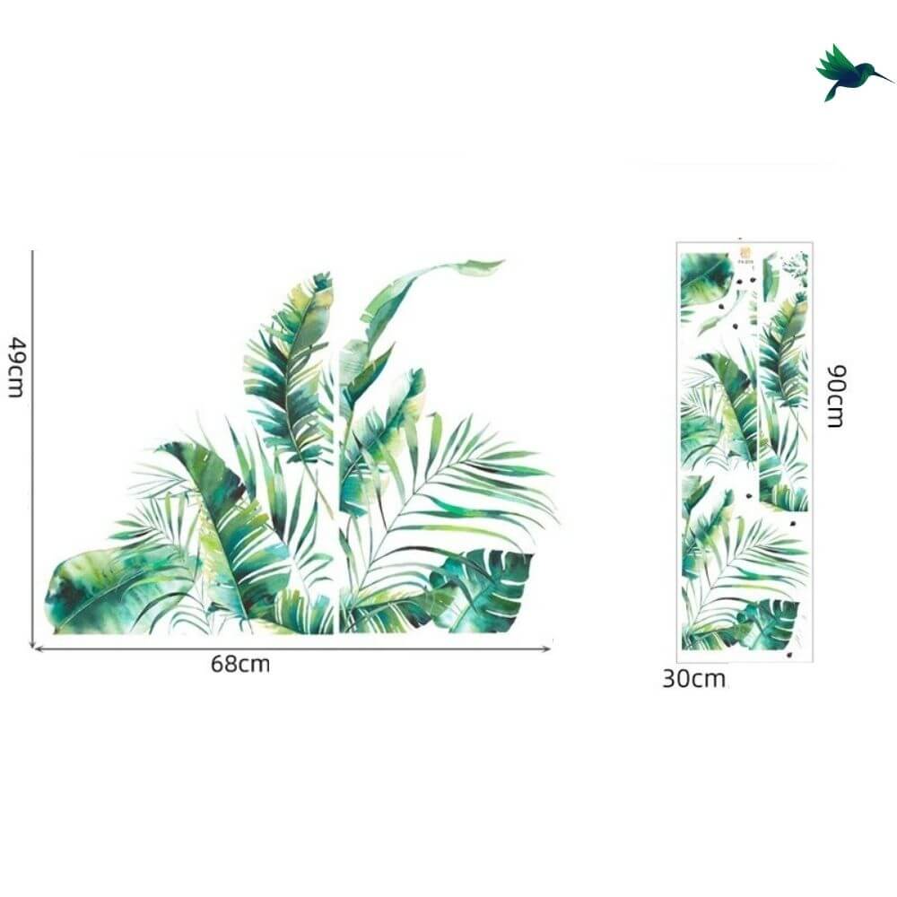 Stickers Feuilles Jungle Déco-exotique.fr