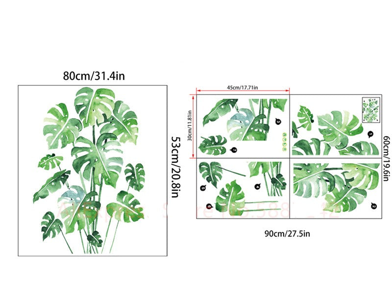 Stickers Monstera Déco-exotique.fr