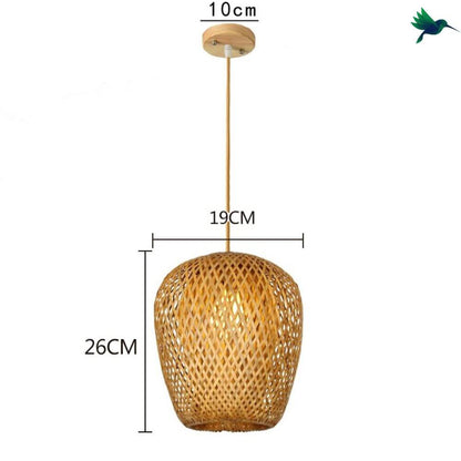 Suspension en Bambou Ajouré Déco-exotique.fr