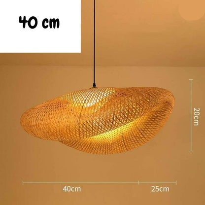 Suspension en Bambou Tressé Déco-exotique.fr