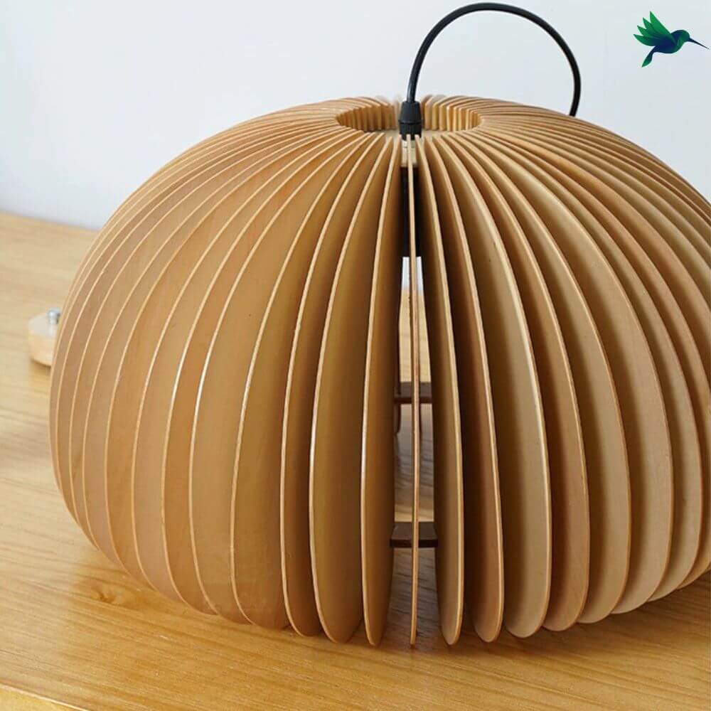 Suspension luminaire en Bois Déco-exotique.fr