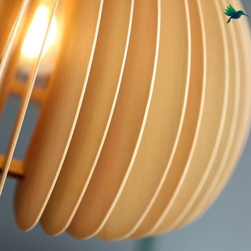 Suspension luminaire en Bois Déco-exotique.fr