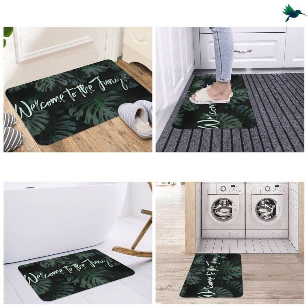 Tapis Welcome to the Jungle Déco-exotique.fr