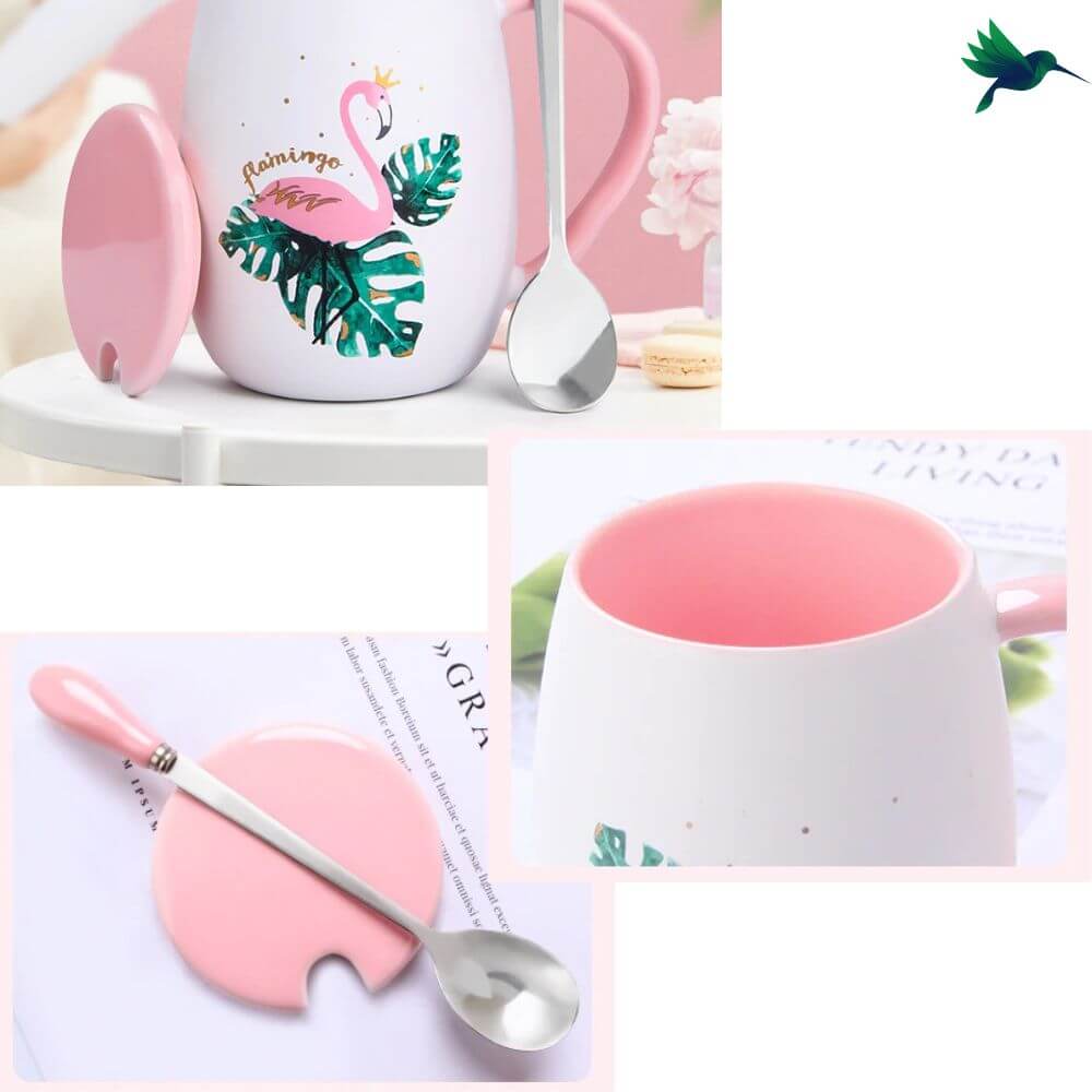 Tasse Flamant rose Céramique Déco-exotique.fr