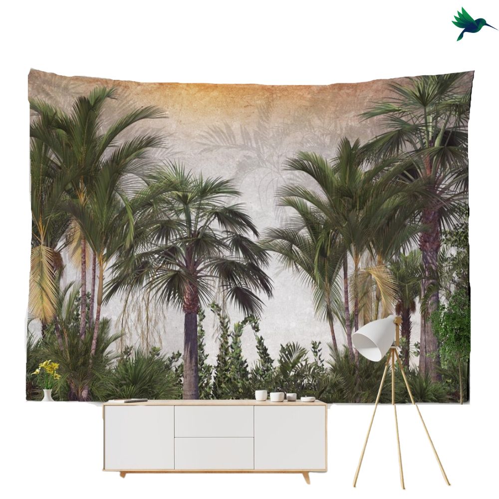 Tenture murale Jungle palmier Déco-exotique.fr
