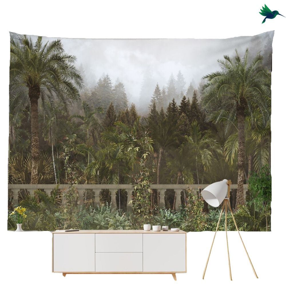 Tenture murale Jungle vintage Déco-exotique.fr