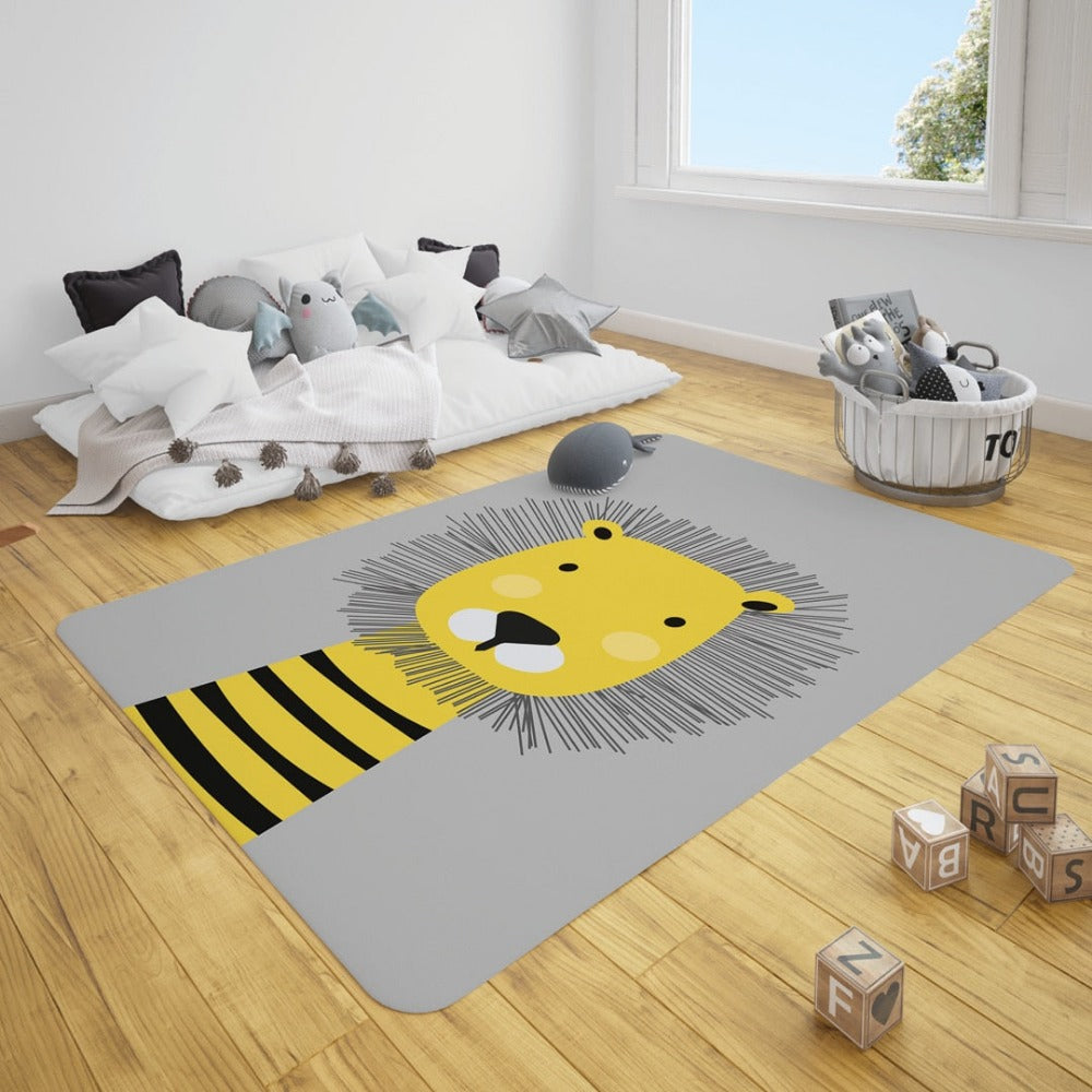 Tapis Lion Bébé Déco-exotique.fr