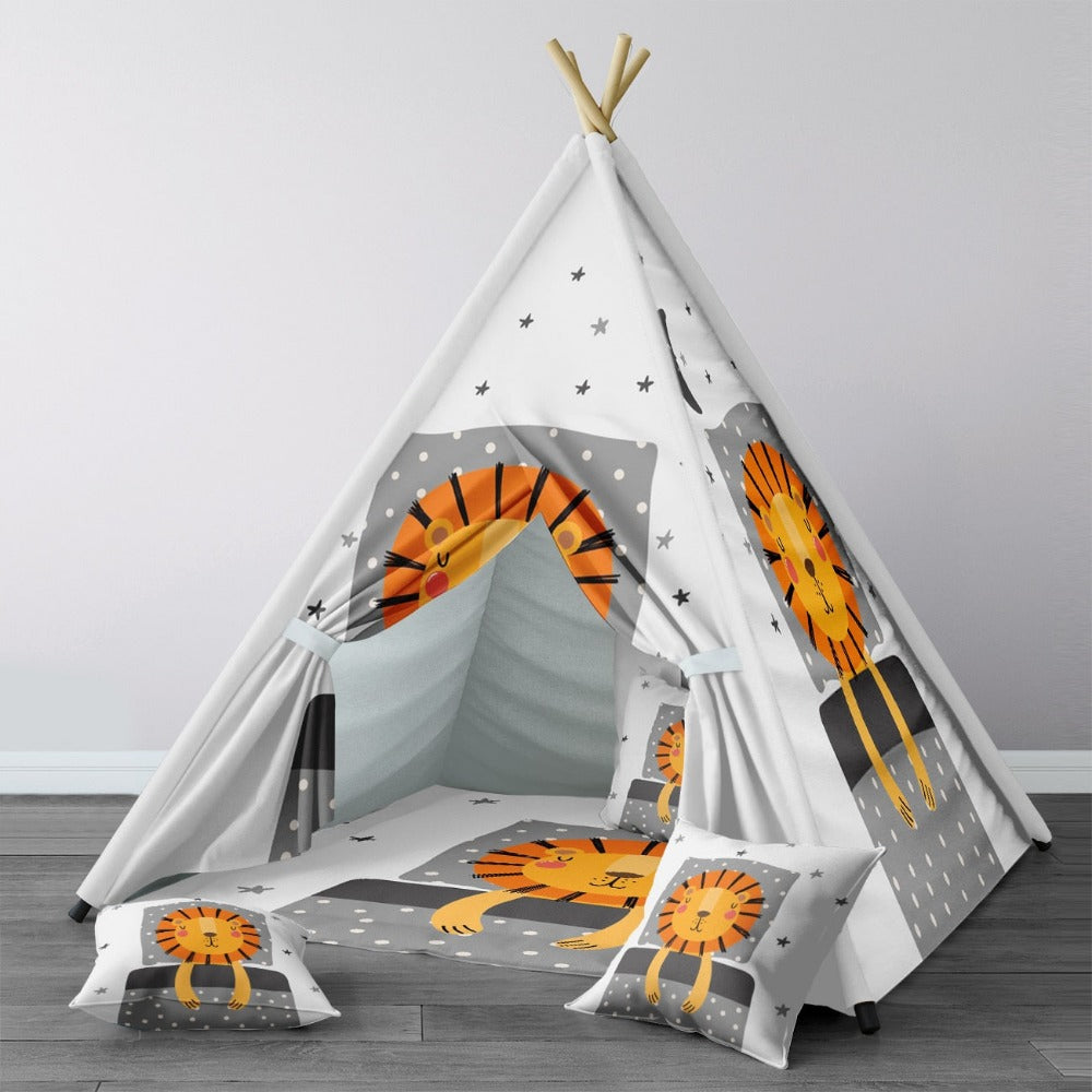 Tipi Jungle Lionceau Déco-exotique.fr