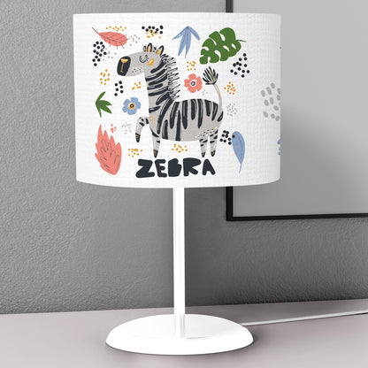 Abat jour Jungle Zébra Fille Déco-exotique.fr