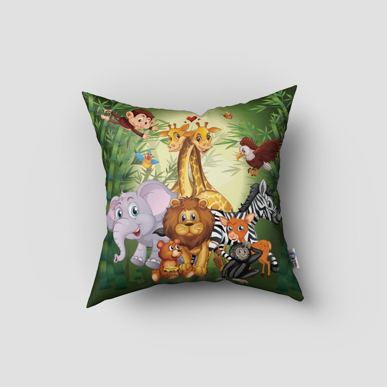 Coussin Jungle Enfant Déco-exotique.fr