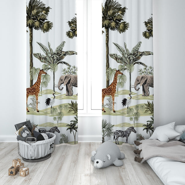 Rideau Savane Jungle – Déco Exotique