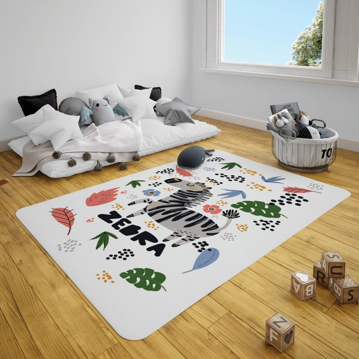 Tapis Jungle Zébra Fille Décco-exotique.fr