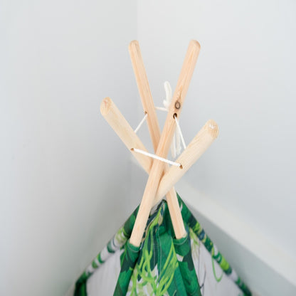 Tipi Jungle Animaux Déco-exotique.fr