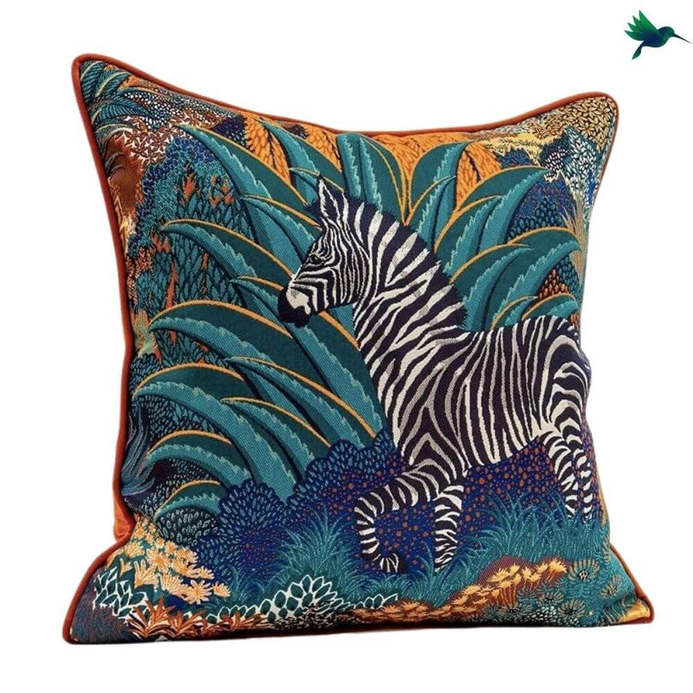 Coussin Zèbre - Déco-exotique.fr